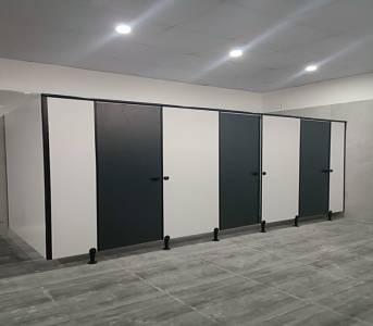Nylon Polish Restroom Cubicle
