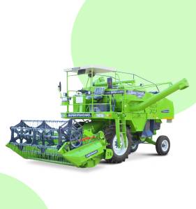 Mini Self Propelled Combine Harvester