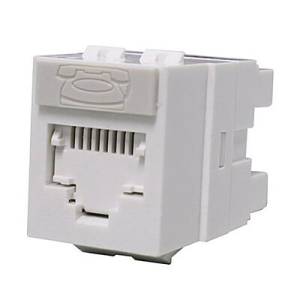 Molex Cat 6 IO Keystone Jack UTP Shuttered -