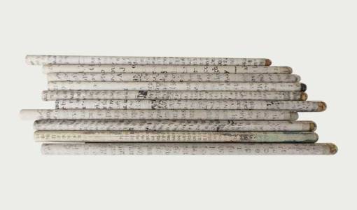 Newspaper pencil