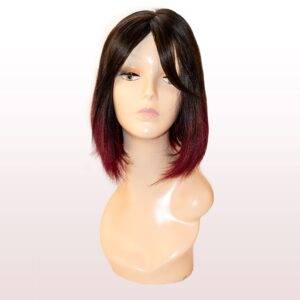 Colored Bobcut Wig Natural Hair