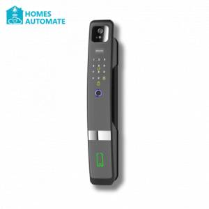 Reflective Grey Smart Door Lock