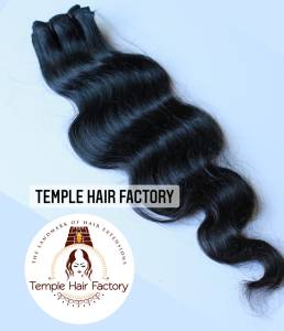 Natural Black Weft Hair Extensions