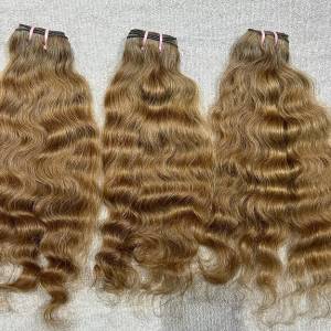 Bundle deal Honey Blonde Wavy Hair Extensions