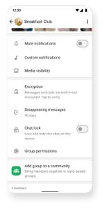 Disappearing messages