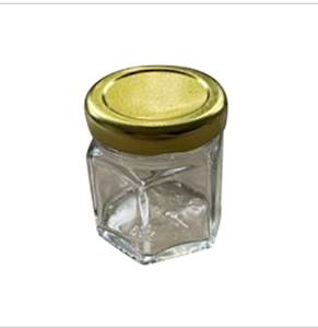 Hexagonal Glass Jars