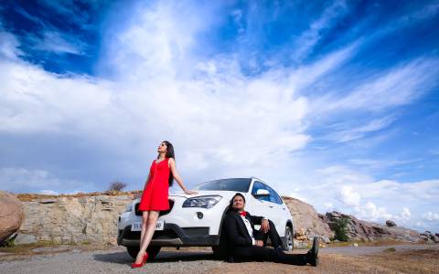 Outdoor photoshoot