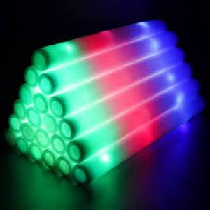 dancing wedding favours led foam glow sticks glow weddings