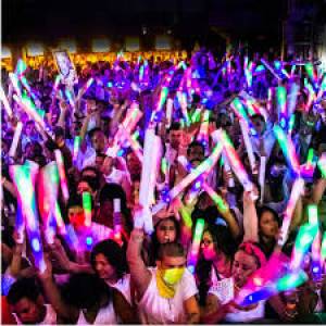 party dancing wedding favours led foam glow sticks glow weddings