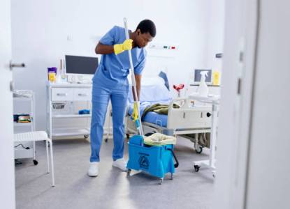 Hospital deep cleaning