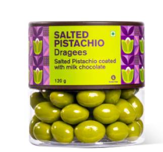 Salted Pistachio Dragees Jar