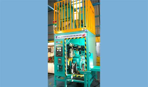 Fuel Tank Spot welding SPM
