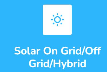 Solar On Grid/Off Grid/Hybrid