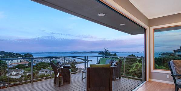 Coastal storm door