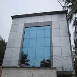 Aluminum glass glazing structure