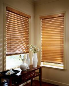 Wooden Venetian blinds
