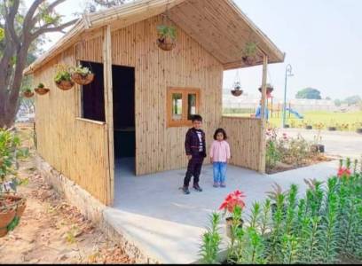 bamboo hut