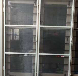 Aluminum openable mosquitoes net for door