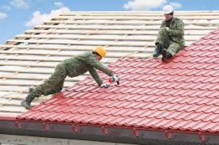 Roofing work