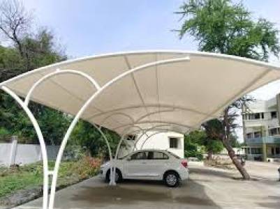Car-Parking Tensile Structure