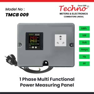 TECHNO single phase energy meter kit with MCB