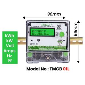 Techno Single Phase Channel Mount Meter