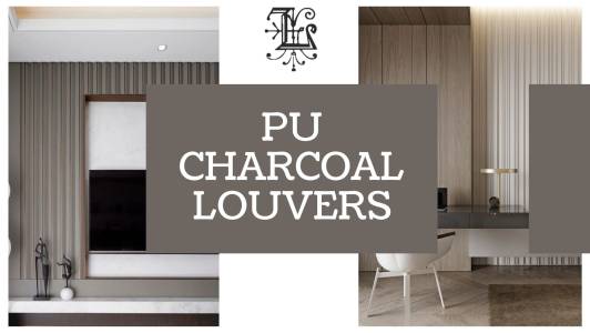 PU CHARCOAL LOUVERS