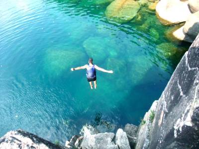 CLIFF JUMPING