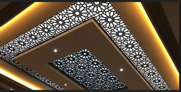 MDF Jali in False Ceiling