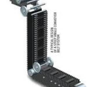 Steep angle conveyor