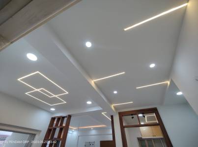 False Ceiling Works (Gypsum, Wooden, PVC, Grid, Pop, Hilux)