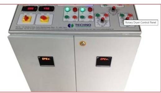 Rotary Dryer Control Panel