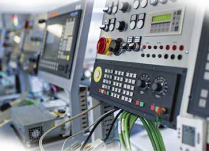 Melting machine control panel