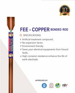 FEE-COPPER BONDED ROD