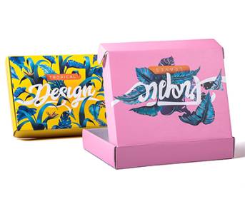 Multicolor Printed Corrugated Boxes