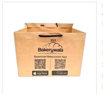 Food Parsal Paper Carry Bag