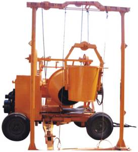 PIPE LIFT WITH MIXER MACHINE